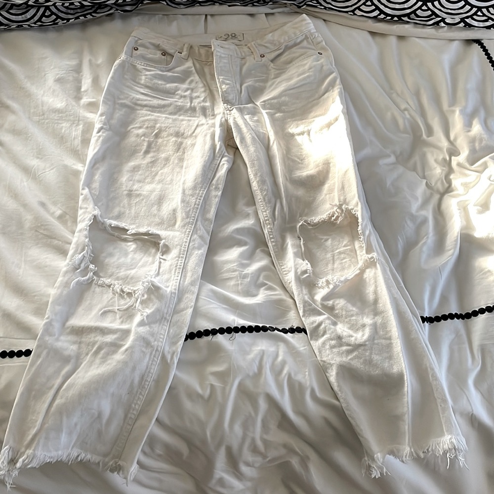Free People low baggy jeans